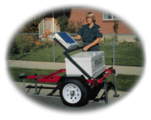 part folded trailer